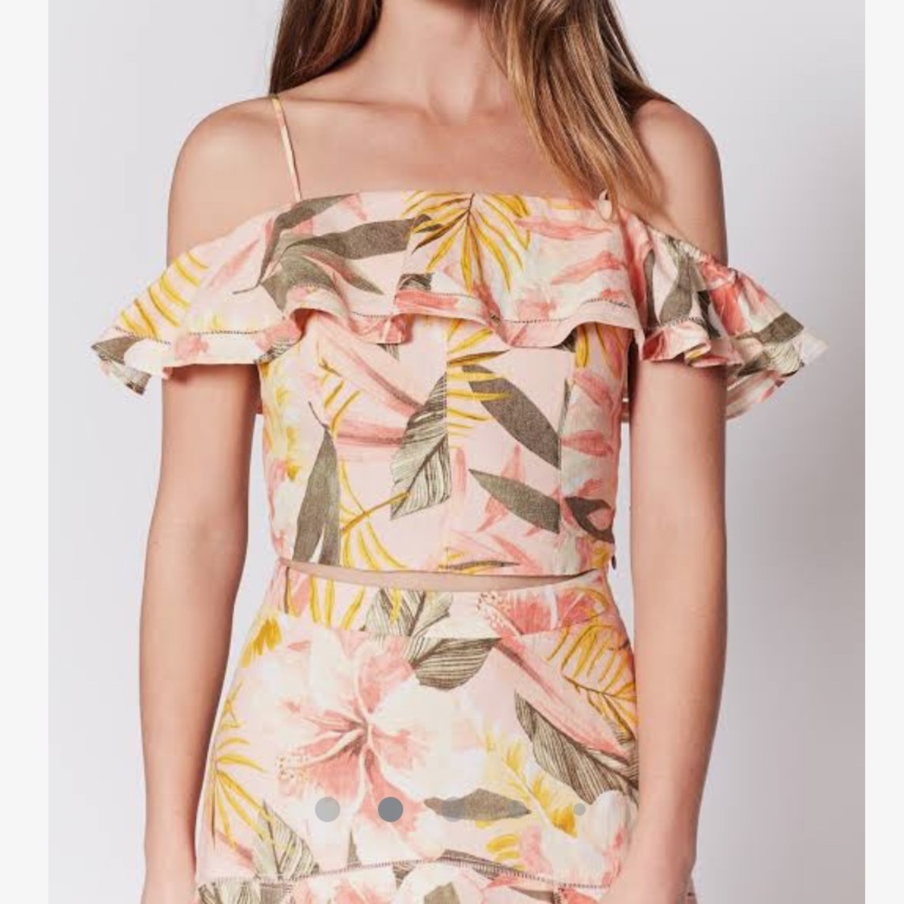 Joie Saphira crop top blouse